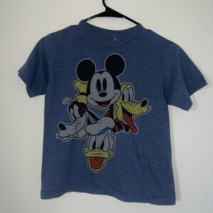Disney Character Blue Vintage Wash Baby Tee